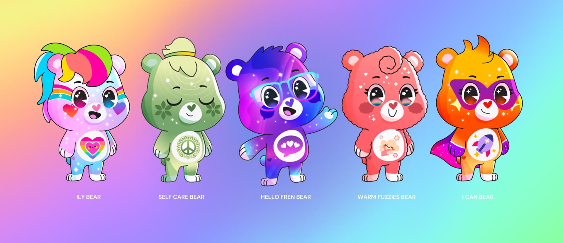 New character designs — first external additions to Care Bears in 40 years